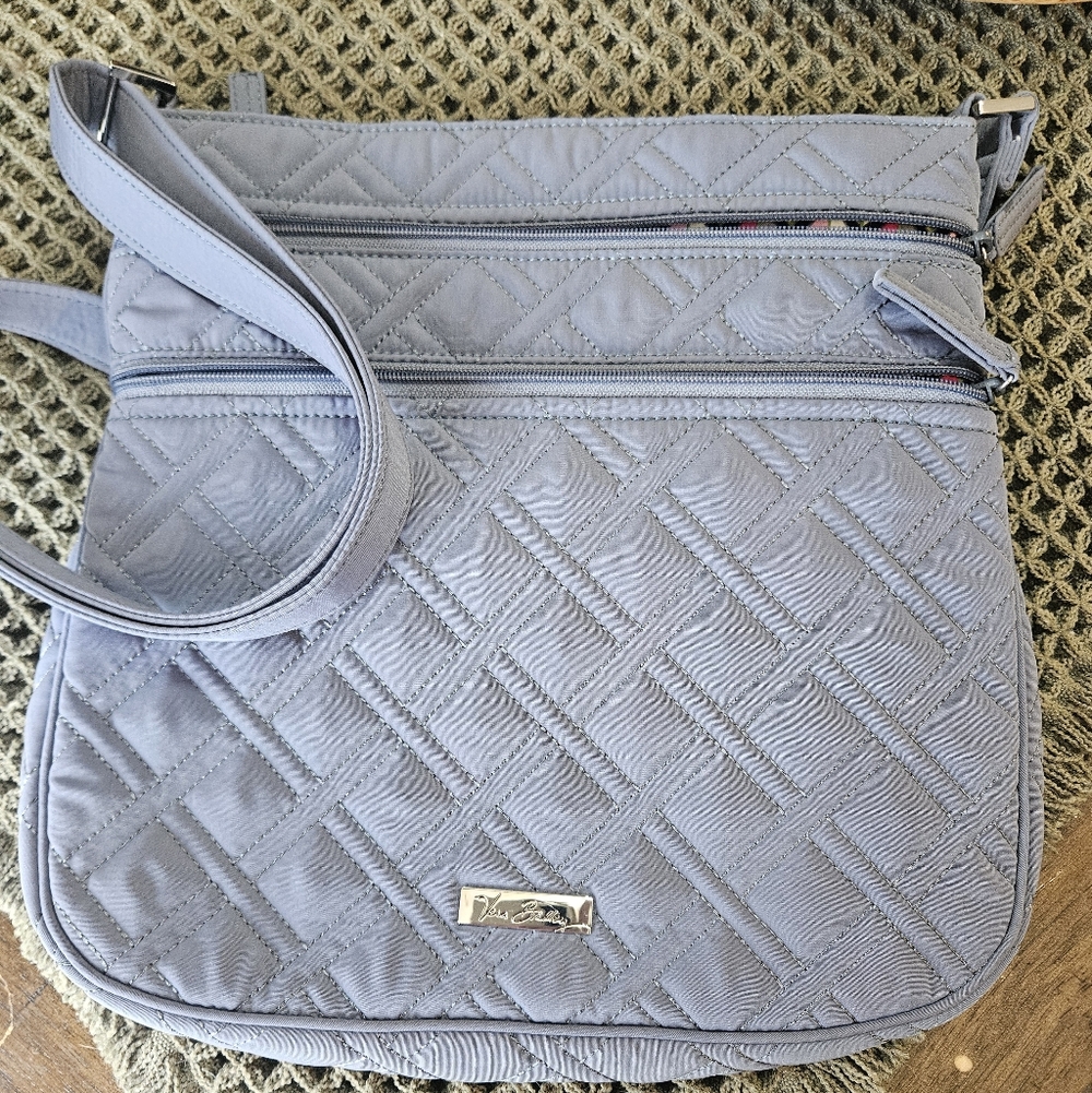 Vera Bradley Light Blue Quilted Crossbody Bag